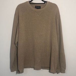 Eddie Bauer Tan Long Sleeve Shirt
